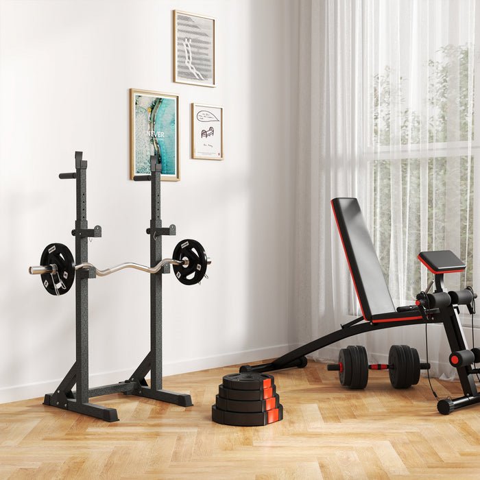 Soozier Lot De 4 Plaques De Poids Avec 3 Poignees, 2 X 17 Lb + 2 X 11 Lb