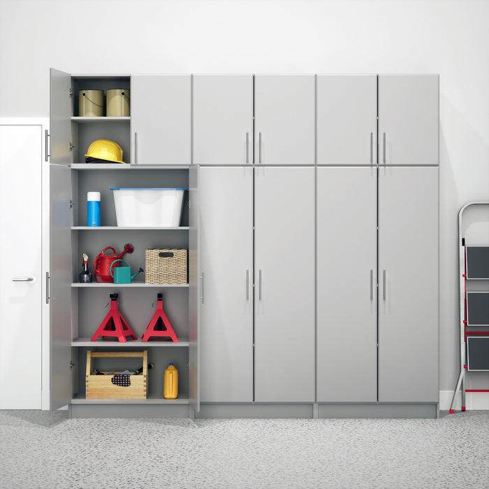 Armoire murale superposable Elite de 32 po - gris clair