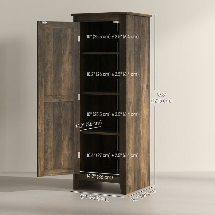 HOMCOM Garde-manger de cuisine autoportant, armoire de rangement
