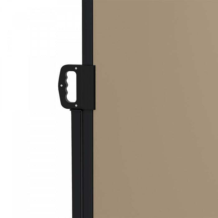 Outsunny Auvent Lateral Retractable 13'x6', Ecran De Confidentialite, Kaki