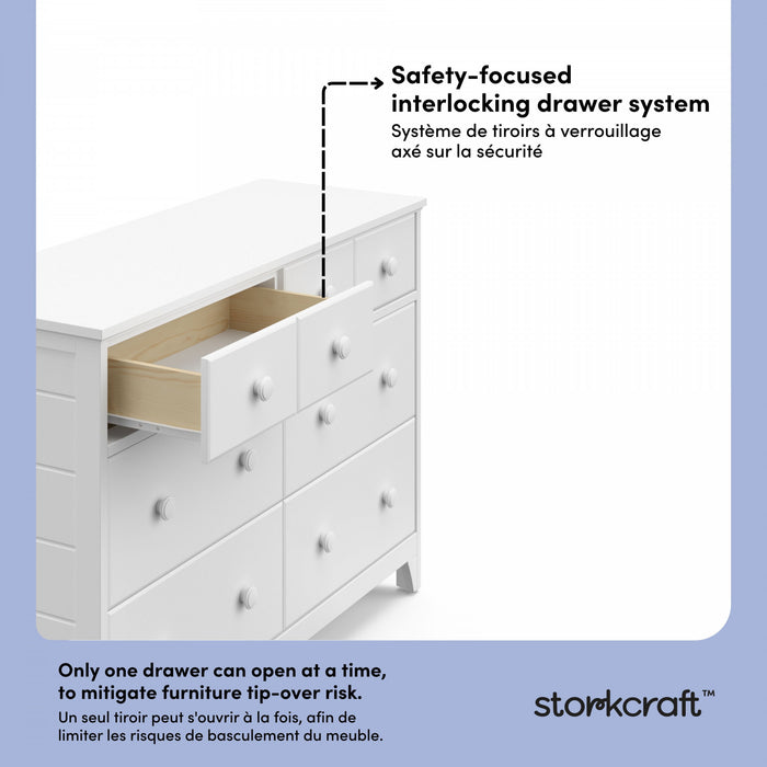 Storkcraft Moss 6 Commode a tiroirs - Blanc