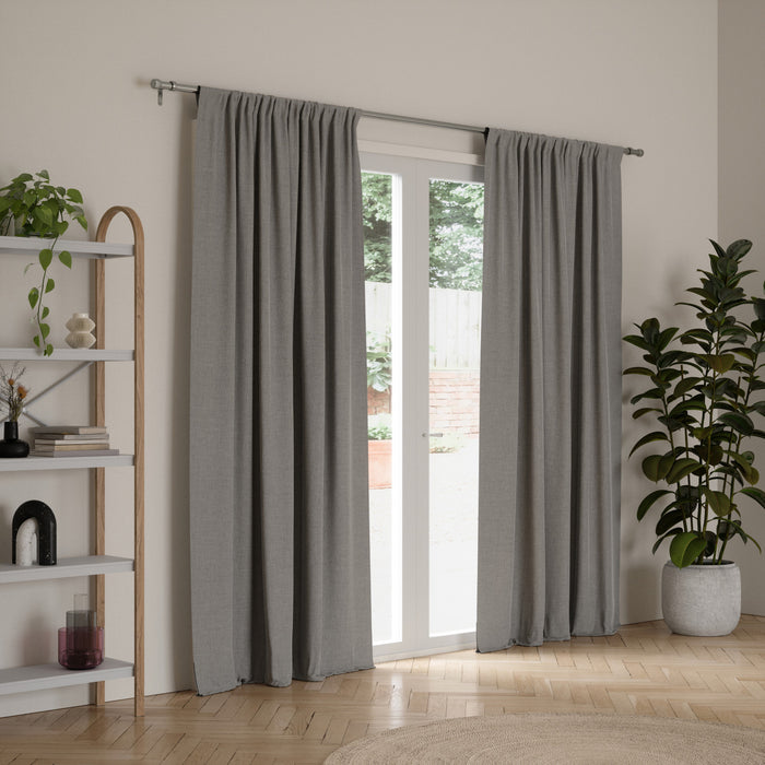  Tringle à rideaux extensible Cleo de Umbra acier nickel de 1 po - 36 po à 66 po