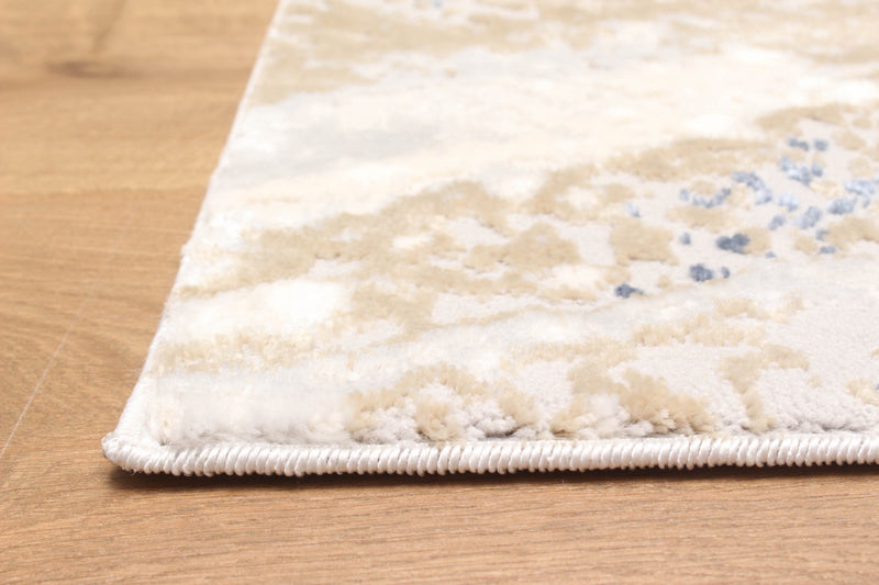 Tapis Contemporain/Moderne Bloom 5'0\" x 8'0\" en Bleu
