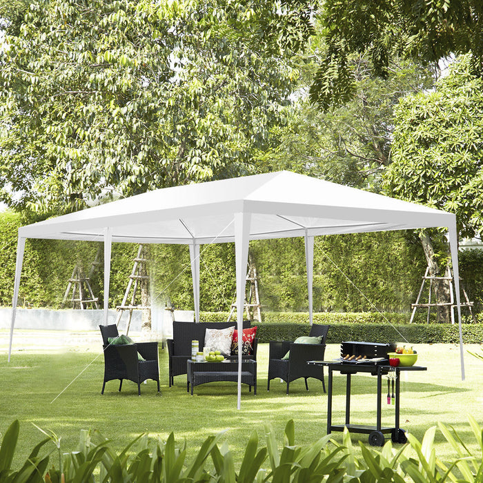 Costway 10’x20’canopy Party Tente De Mariage Heavy Duty Pavillon Gazebo Repondre A L’evenement En Plein Air