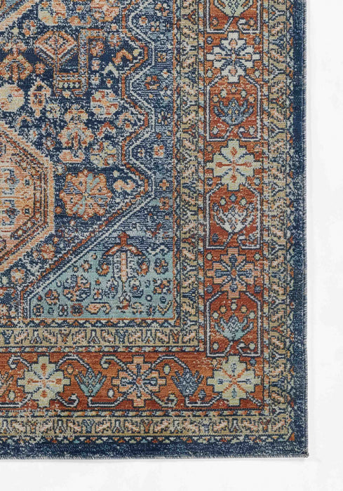 Tapis Traditionnel Alicia 9'3\" x 11'10\" en Bleu