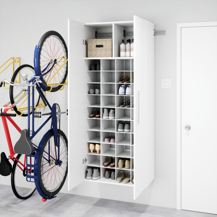 Hangups Armoire De Rangement Pour Chaussures A 40 Casiers – Blanc
