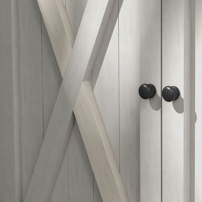 Outsunnyorganisateur D'armoire A Outils. Abri De Jardin En Bois