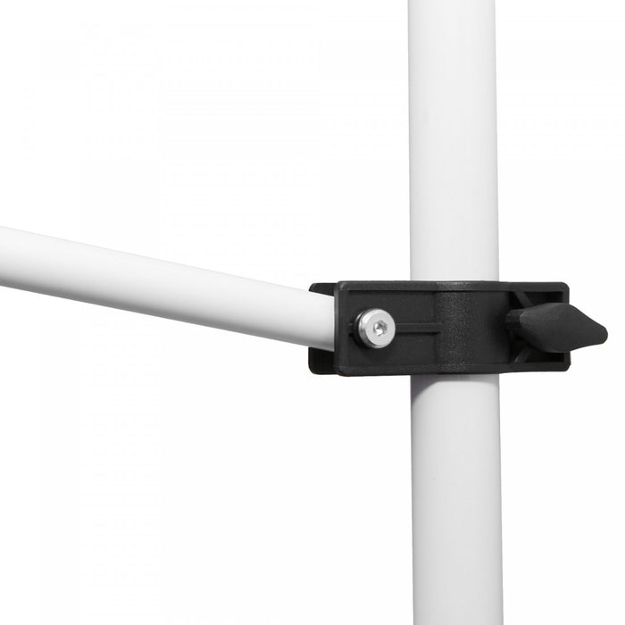 Outsunny Store Banne Manuel Retractable Inclinaison Et Hauteur Reglable Installation Rapide Metal Alu Polyester Anti-uv Blanc