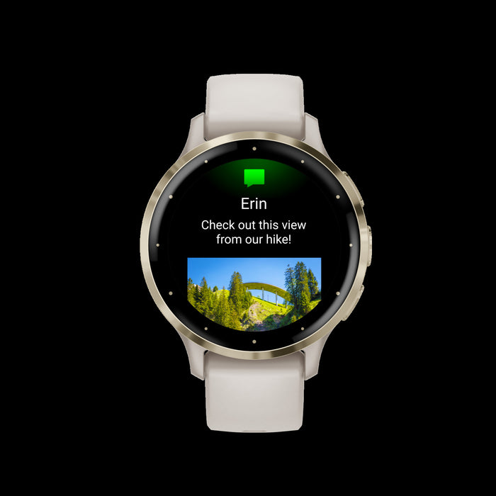 Garmin Venu® 3s Montre Gps Intelligente - Suivi De Sante Avec 14 Jours D'autonomie, 41 Mm - Boitier Ivoire
