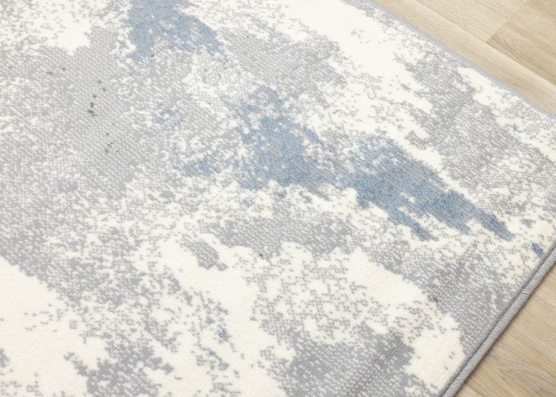 Carpette Florence à motif damassé délavé pour l'intérieur - 4 pi 7 po x 6 pi 7 po