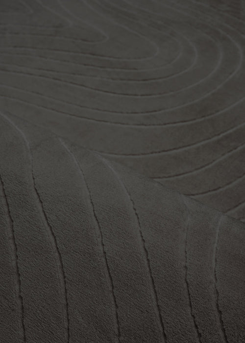 Tapis Lavable/Contemporain Somos 5'0\" x 7'6\" en Charbon