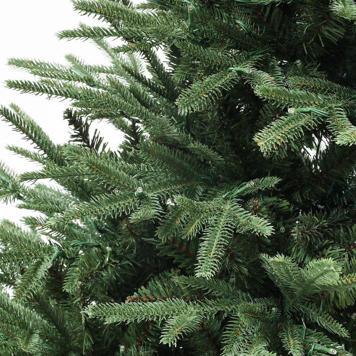 Homcom Arbre De Noel Artificiel De 6 Pieds Avec Lumieres Led, Arbre De Noel