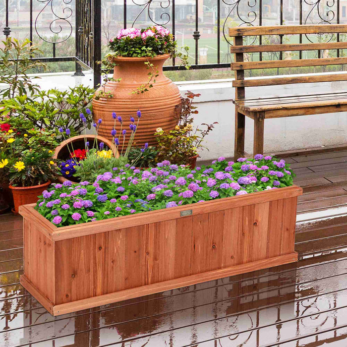 Jardiniere En Bois Massif, Pot De Fleurs Marron, Jardiniere De Fenetre, Jardiniere En Bois Avec Garde-corps, Jardiniere Rectangulaire Pour Balcon, Main Courante, Jardin, Bac Pour Legumes, Jardin En Pot, Bac Pour Massif A Fleurs Pour Interieur, Rebord De Fenetre (marron)