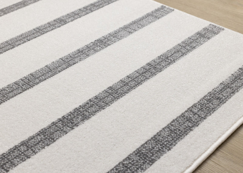 Tapis Covington Raye Gris Blanc, 6'7\" x 9'10\"