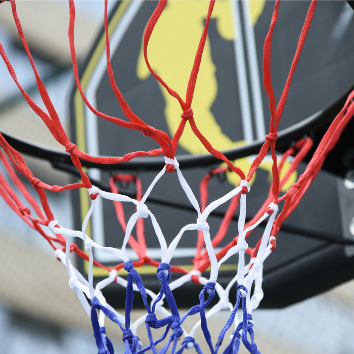 Soozier 6.5'-10' Support De Systeme De Panier De Basket-ball Portable Reglable Exterieur