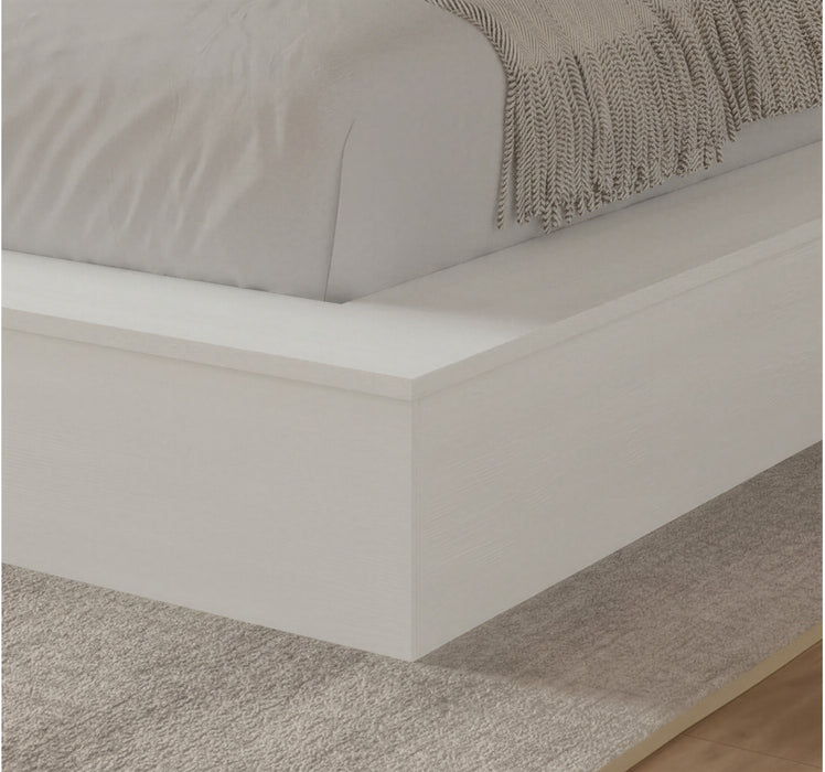 Kanso Lit a Plateforme Basse avec Tete de Lit