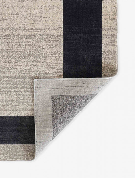 Tapis Contemporain Sorelle 5'1\" x 7'7\" en Gris