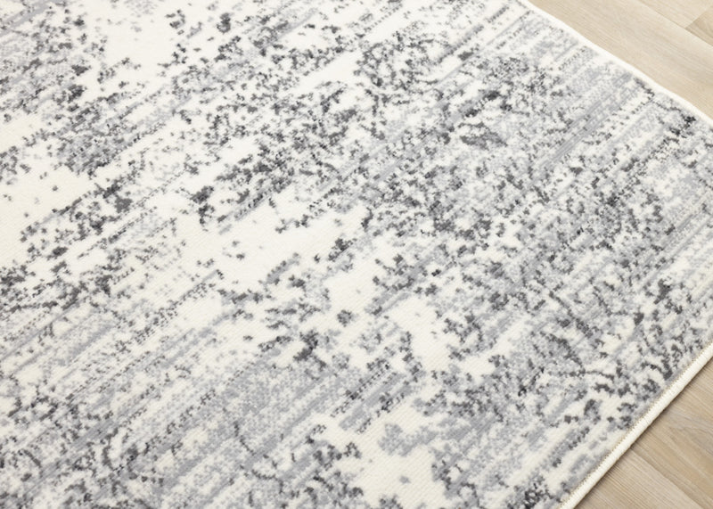 Carpette Florence à motif damassé élégant pour l'intérieur - 4 pi 7 po x 6 pi 7 po