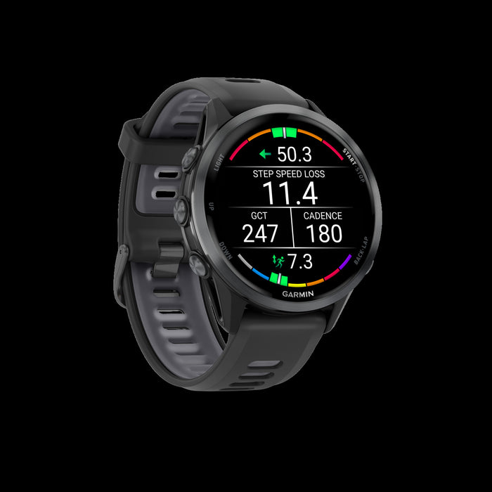 Montre Intelligente Garmin Forerunner 970 47 Mm, Amoled, Titane Gris Carbone, Suivi De Fitness Gps, Course, Triathlon, Autonomie De 15 Jours