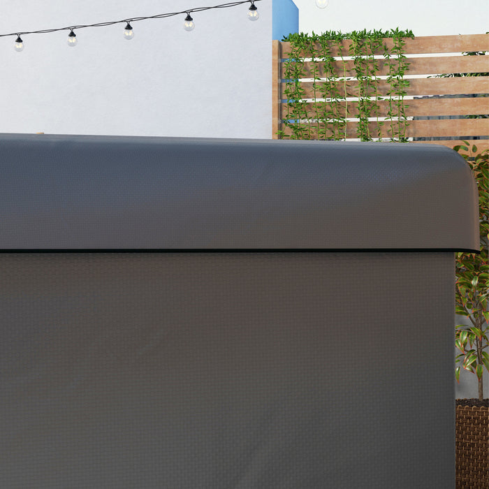 Outsunny Grande Housse Pour Balancelle De Patio, Gris Fonce