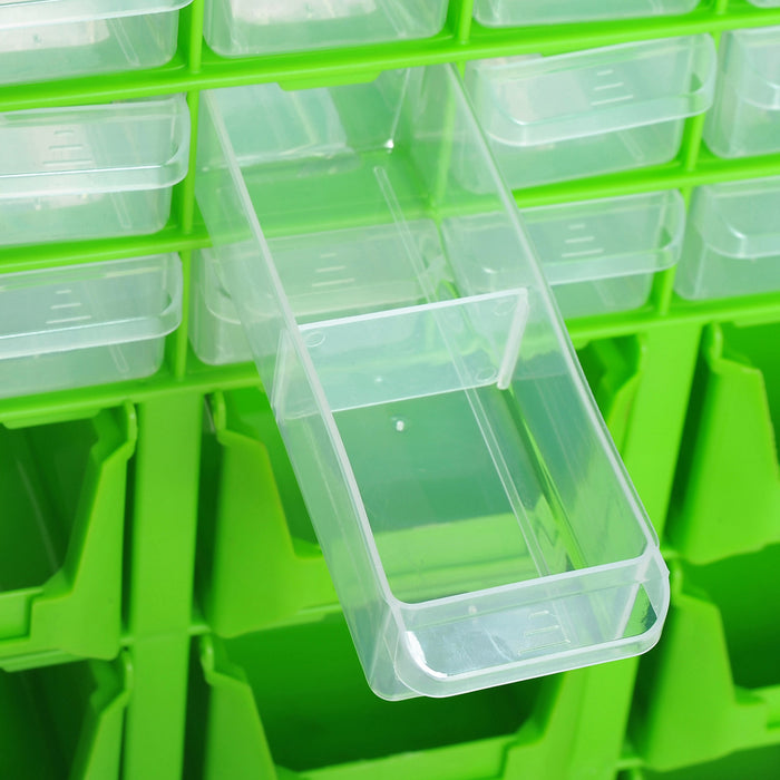 Durhand 39 Tiroirs En Plastique Pour Pieces De Rangement En Plastique, Vert