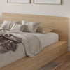 Kanso Low Platform Bed Set King Bed | Kanso Lit a Plateforme Basse avec Tete de Lit