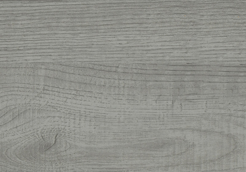 Ensemble de salle à manger 3 pièces de hauteur comptoir de style moderne contemporain pour la cuisine avec petite table rectangulaire, stratifié gris et métal noir