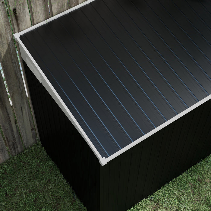 Outsunny Remise De Rangement Exterieure En Metal 4' X 8' Avec Serrure