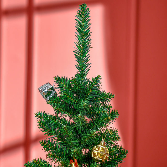 Homcom Arbre De Noel, Arbre De Noel Fin Avec Branches Realistes