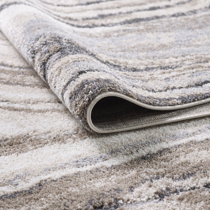 Carpette Darius à motif marbré - 6 pi 7 po x 9 pi 6 po