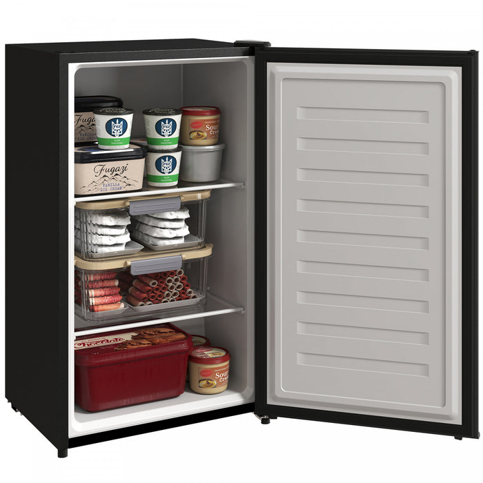 HOMCOM Mini congelateur compact de 2,1 pi³ avec temperature reglable, Noir