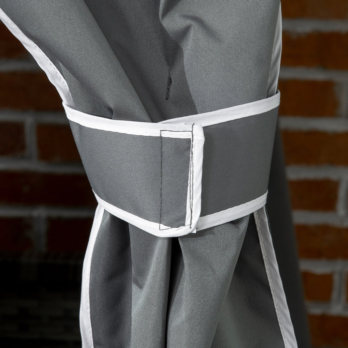 Porte-serviettes Outsunny Pour Piscine, Porte-serviettes Couvert