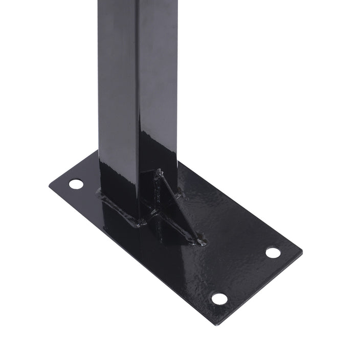 Soozier Barre De Traction Murale Station De Musculation Montee Au Plafond Gym A Domicile Noir