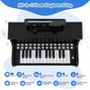 Costway 25 Keys Digital Piano with Music Stand Stool Lighted Keys Teaching Mode for 3+ Kids Black