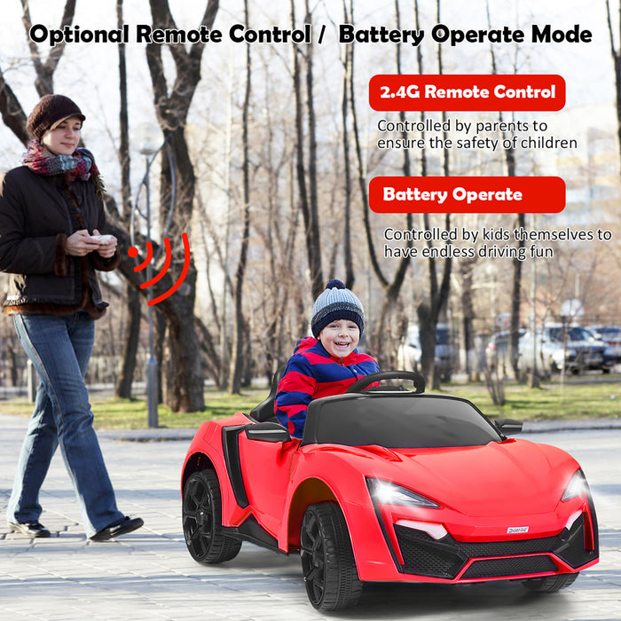 Voiture Electrique Pour Enfant 12v Costway – 2,4g, Mp3