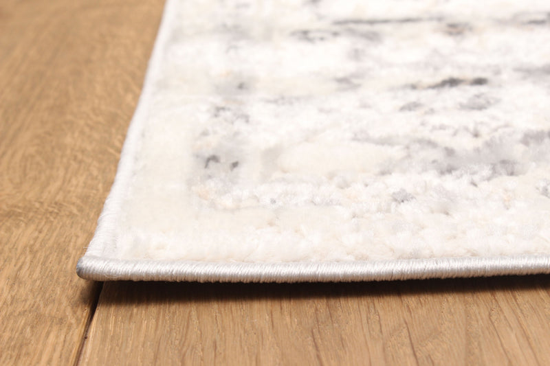 Tapis Traditionnel Mira 2'8\" x 8'2\" en Gris