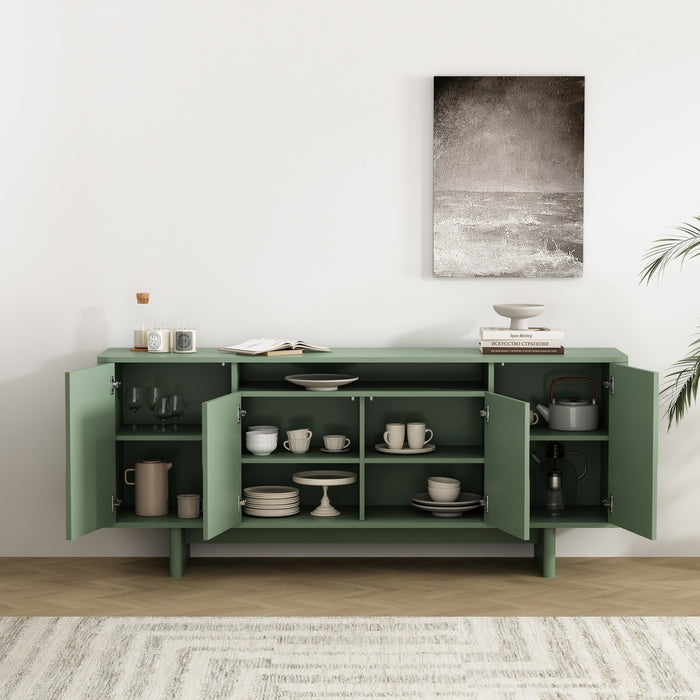 Buffet moderne Ella 180 cm en vert sauge