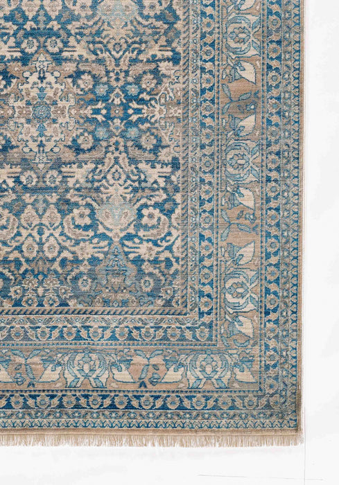 Tapis Traditionnel Ariana 2'6\" x 8'0\" en Bleu