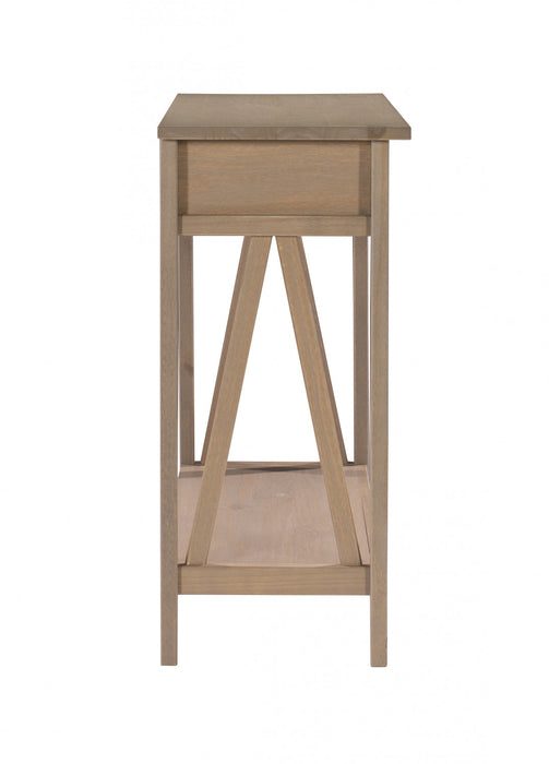 Console Titian - bois de grève