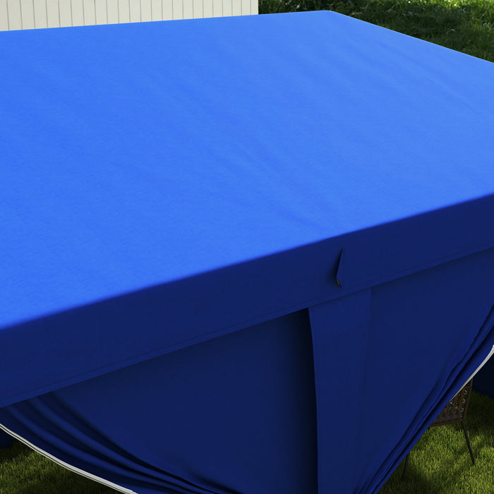 Outsunny Tente Exterieure 10'x20' Facile A Plier Gazebo Tente De Fete, Bleu