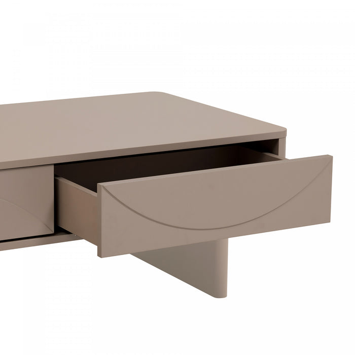 Table basse Ella Modern 47\" en moka