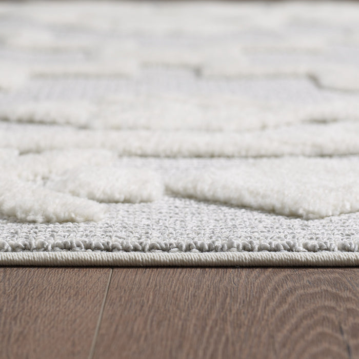 Carpette à poil long Quinto Tres Moroccan - 2 pi 7 po x 8 pi