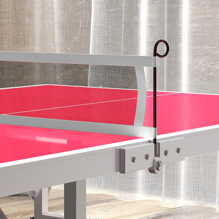 Soozier Table De Ping-pong Avec Filet, Pagaies Et Balles