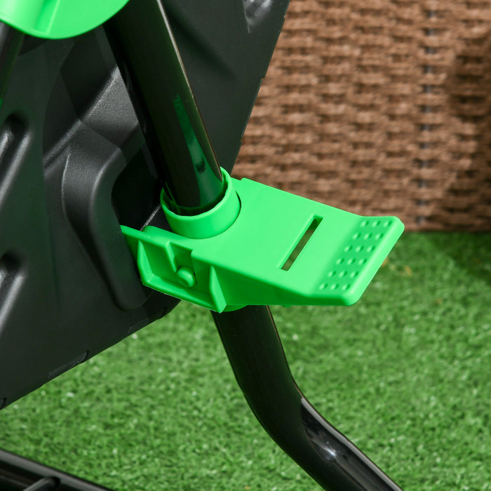 Outsunny Composteur De 17 Gallons, Bac A Compost Avec Pieds En Acier