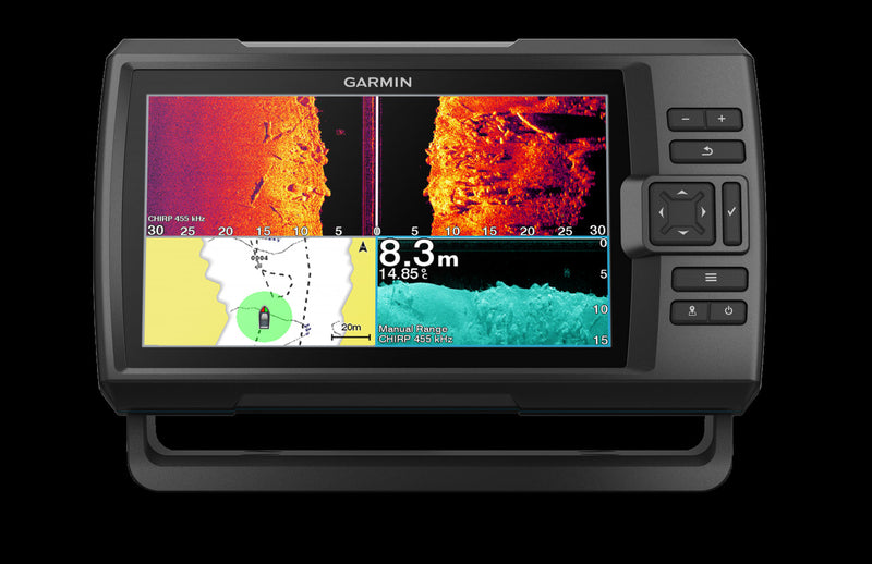 Garmin Striker Vivid 9sv - Sonar Vivid De 9\", Gt52hw-tm, Gps, Clearvu/sidevu, Connectivite Wi-fi