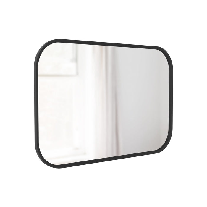 Miroir rectangulaire Hub de Umbra de 24 po x 36 po - noir
