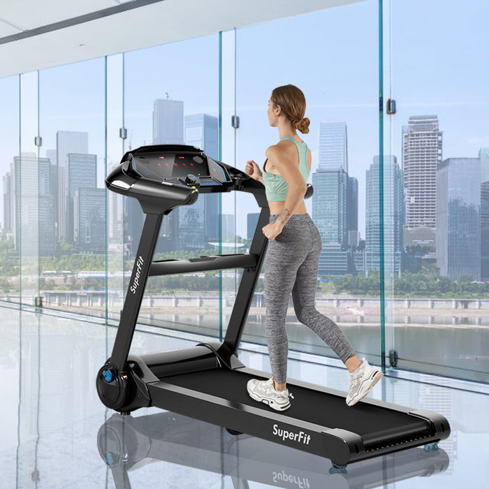 Tapis De Course Pliable Superfit – Moteur 2,25 Cv – Ecran Tactile Led
