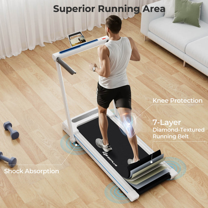 Tapis De Course Pliant 3 En 1 12km/h Goplus