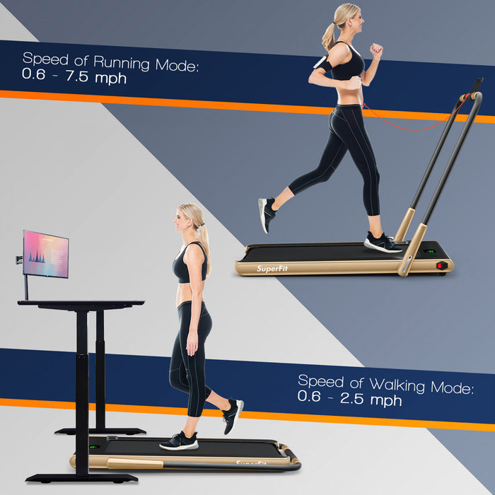 Tapis De Course Pliable 2,25cv Superfitavec Telecommande