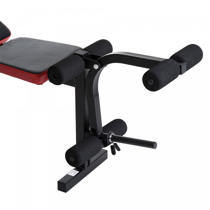 Soozier Banc De Musculation Reglable Avec Support D'halteres